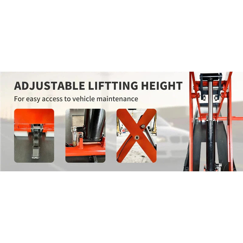 Katool 8,000 lbs Electric Mid Rise Scissor Lift SKU KT-X90E