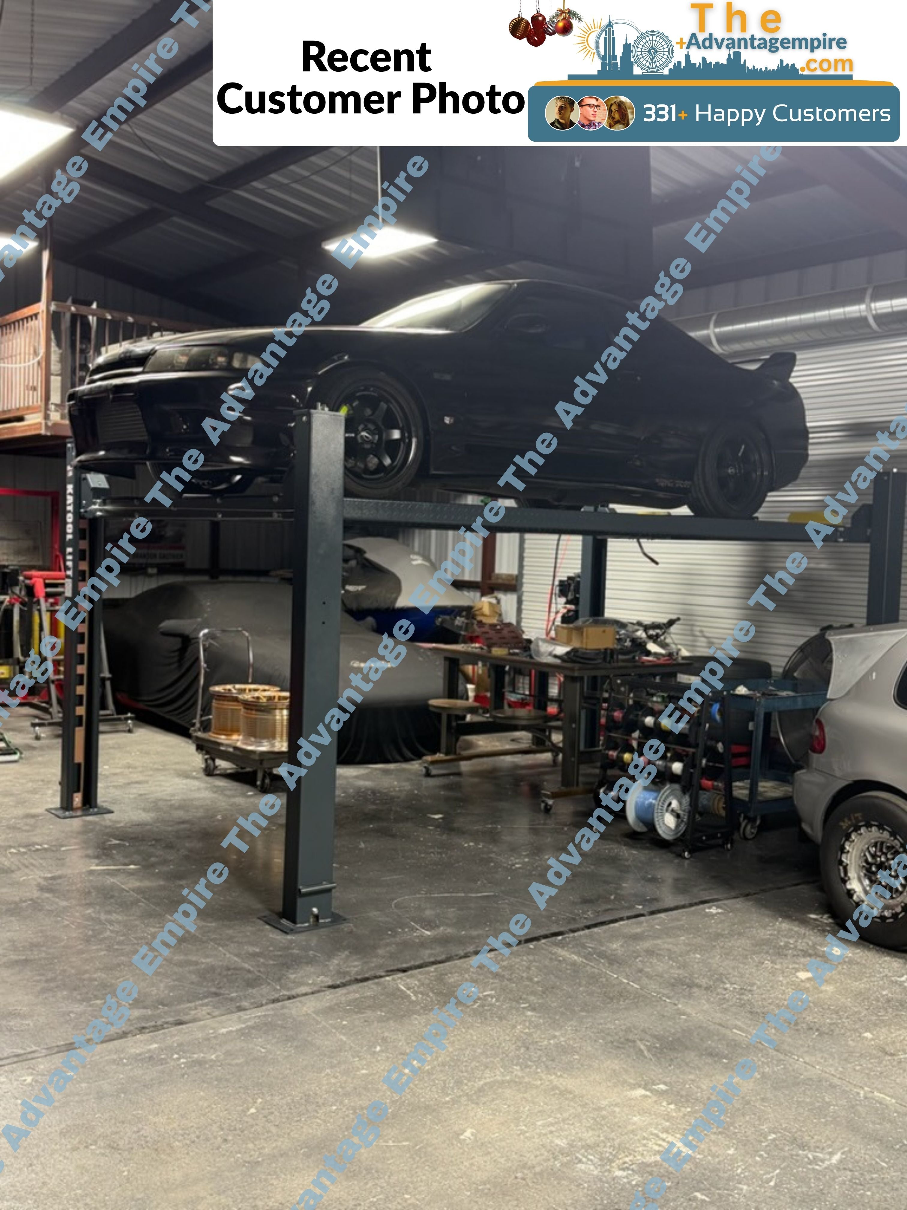 Katool 8,500lbs Heavy Duty 4 Post lift SKU KT-4H850