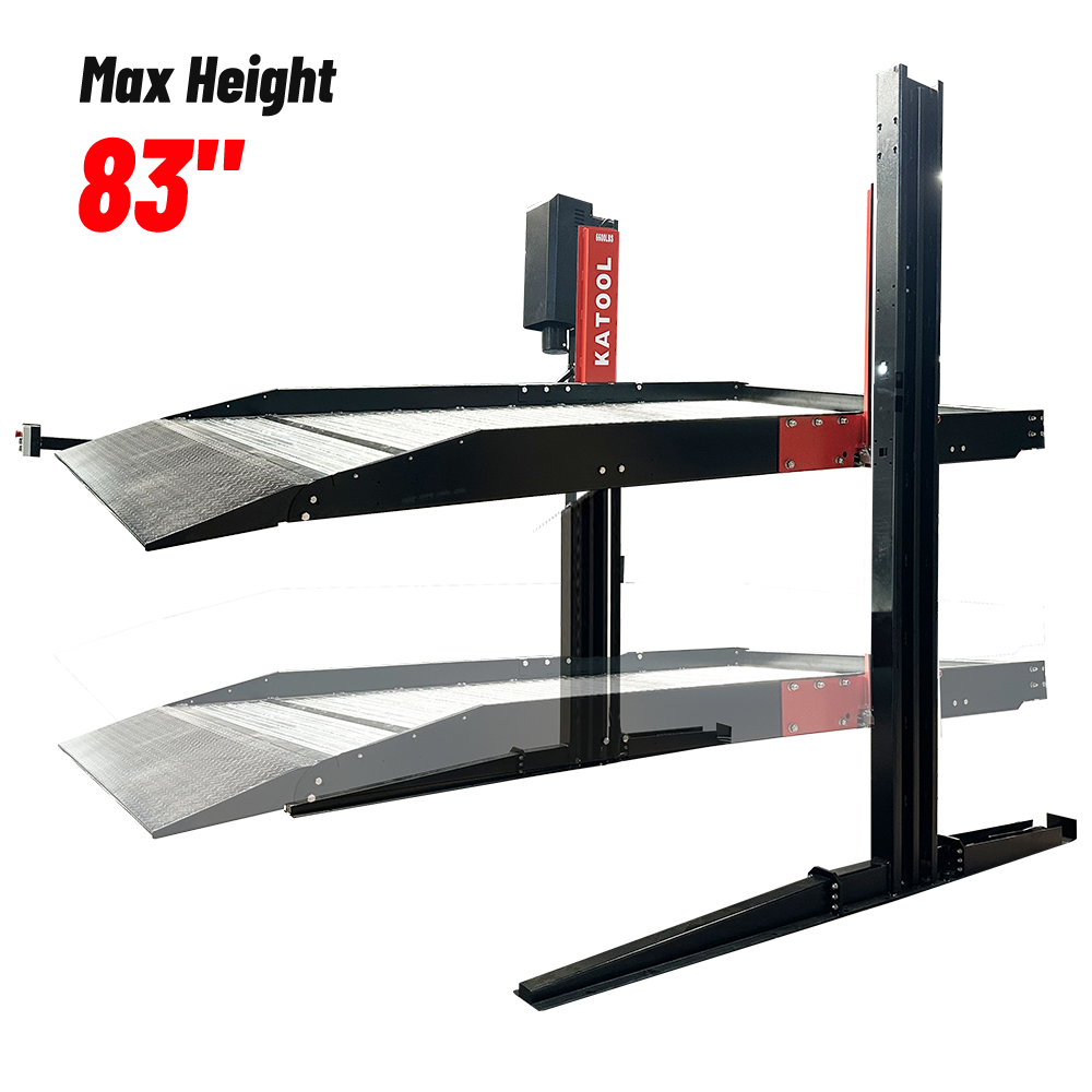 Katool 6600 lbs Two-Post Platform Parking Lift SKU KT-P2700