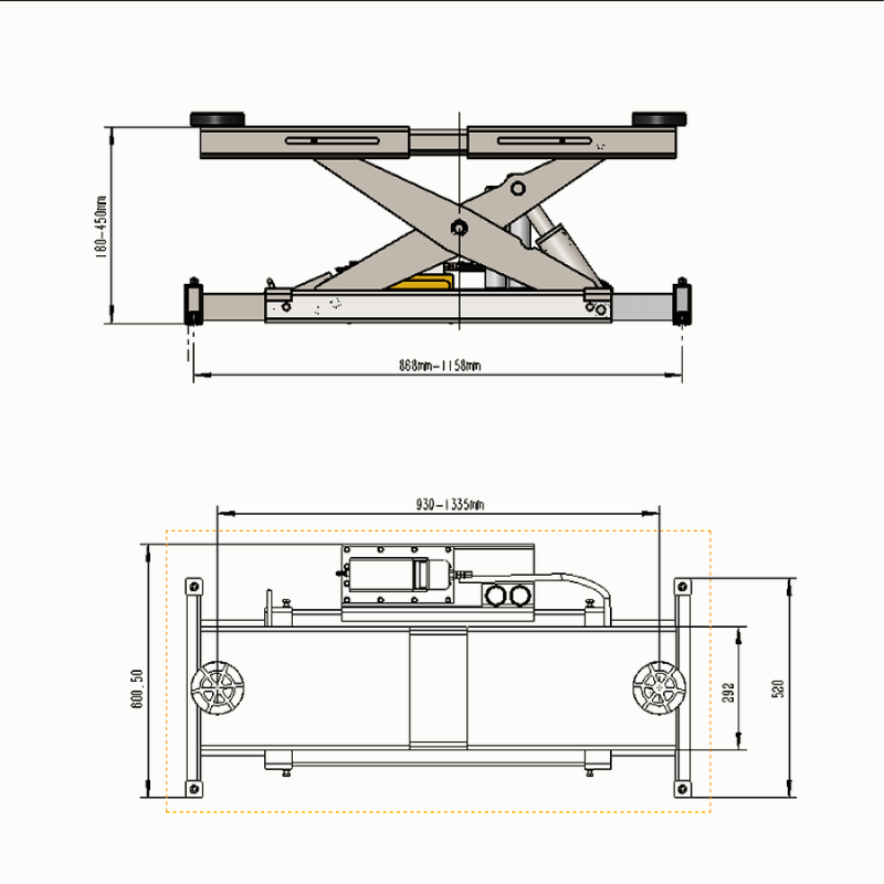 Katool 7,000 lbs Lifting Capacity Rolling Jack SKU KT-RJ70