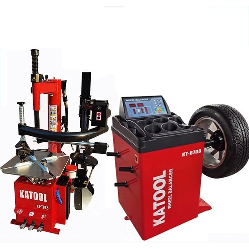 Katool Tire Changer & Wheel Balancer Combo SKU KT-T835+KT-B700