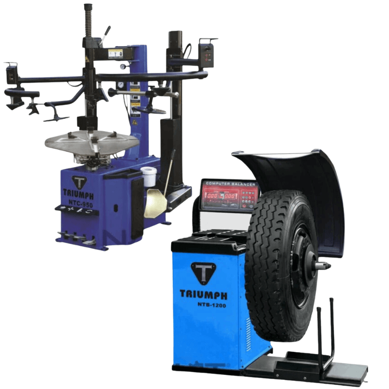 Triumph Tire Changer with NTB-1200 Wheel Balancer Combo SKU NTC-950-2/NTB-1200