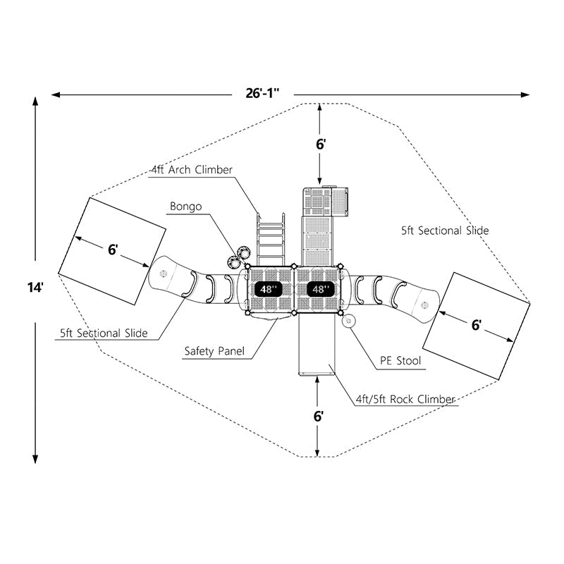 Wisdom Northern Place Playground SKU QSWP-350016