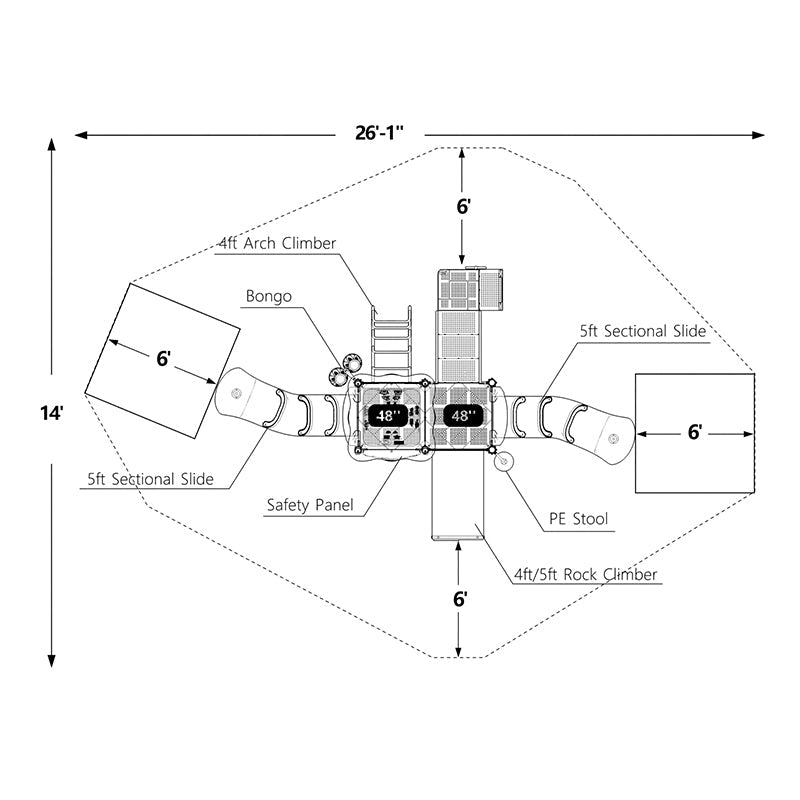 Wisdom Northern Place Playground SKU QSWP-350016
