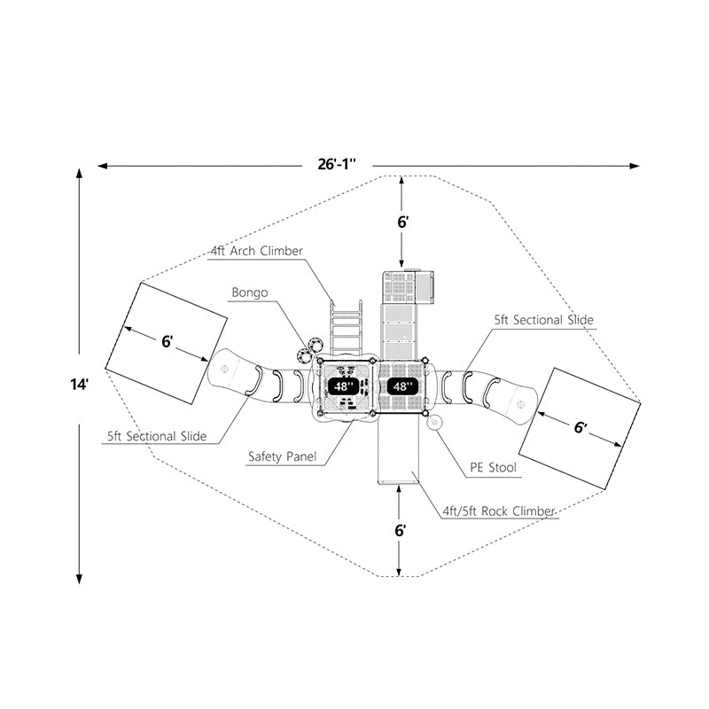 Wisdom Northern Place Playground SKU QSWP-350016