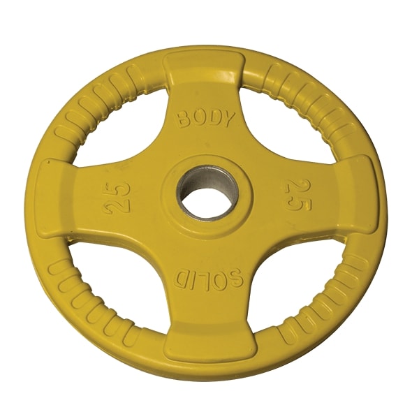 Body Solid Colored Rubber Grip Olympic Plates SKU ORC(XXX)