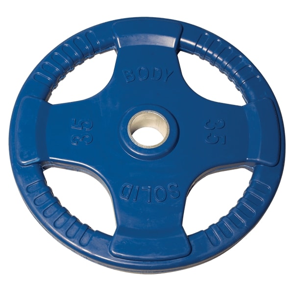 Body Solid Colored Rubber Grip Olympic Plates SKU ORC(XXX)