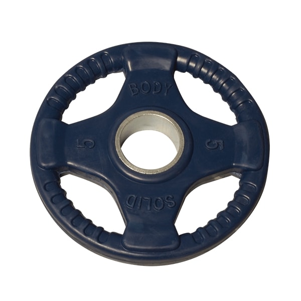Body Solid Colored Rubber Grip Olympic Plates SKU ORC(XXX)