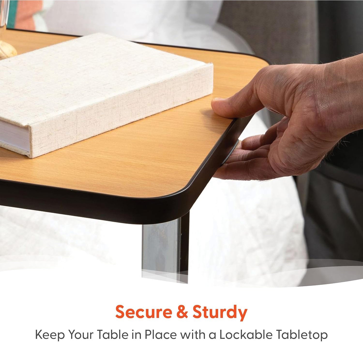 Journey Health & Lifestyle Adjustable Height Overbed Table SKU 08571
