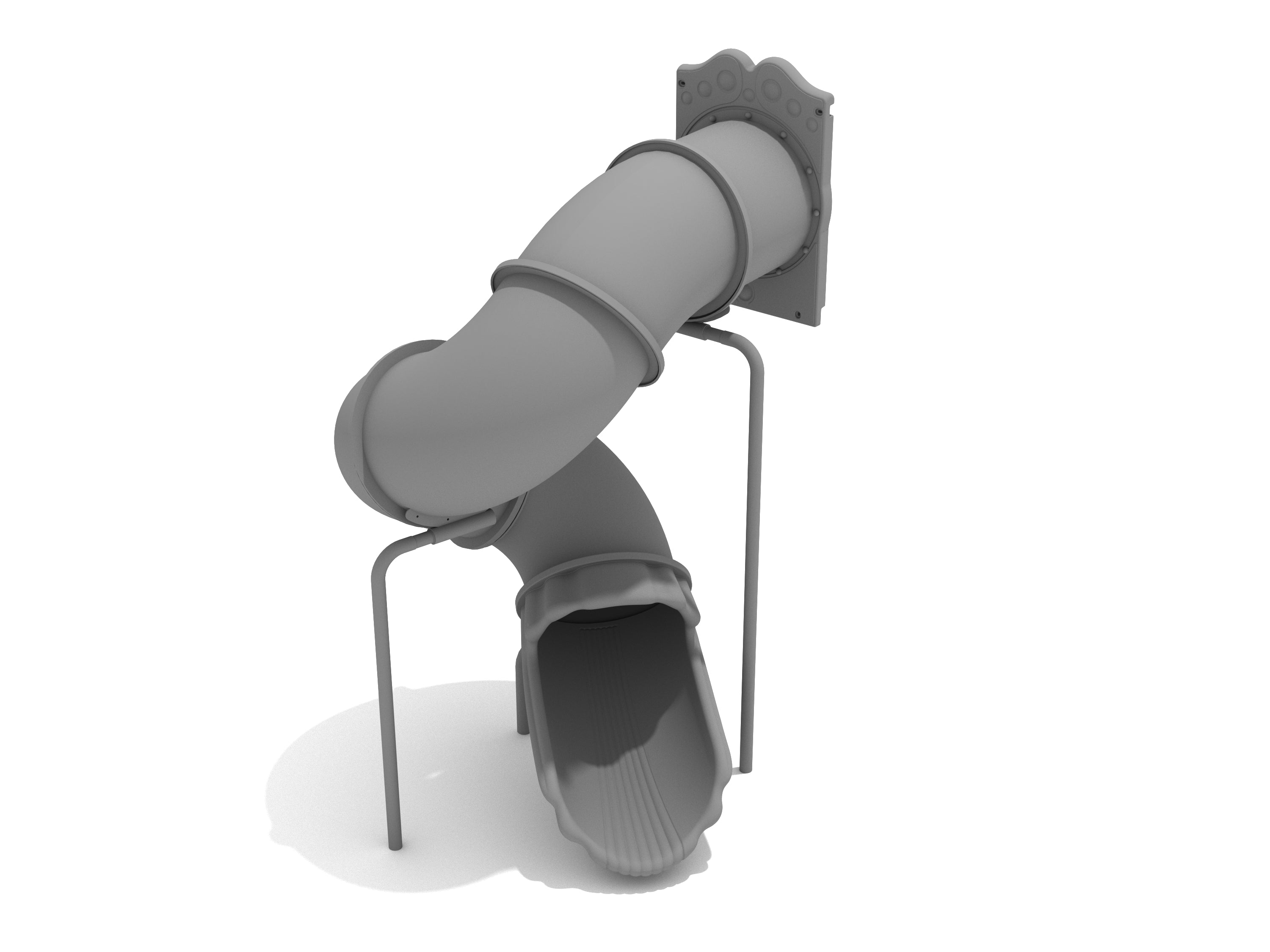 Playground Equipment 7 Foot Spiral Tube Slide SKU PTCUS7