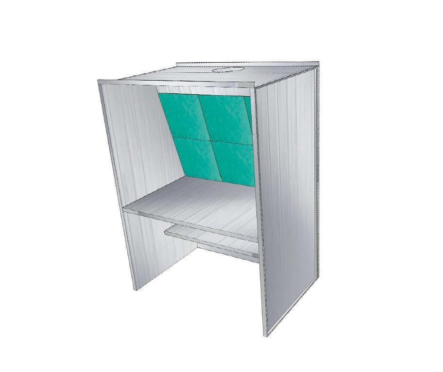 Merchant 1 Manufacturing Bench Style Paint Booths SKU PBBT744