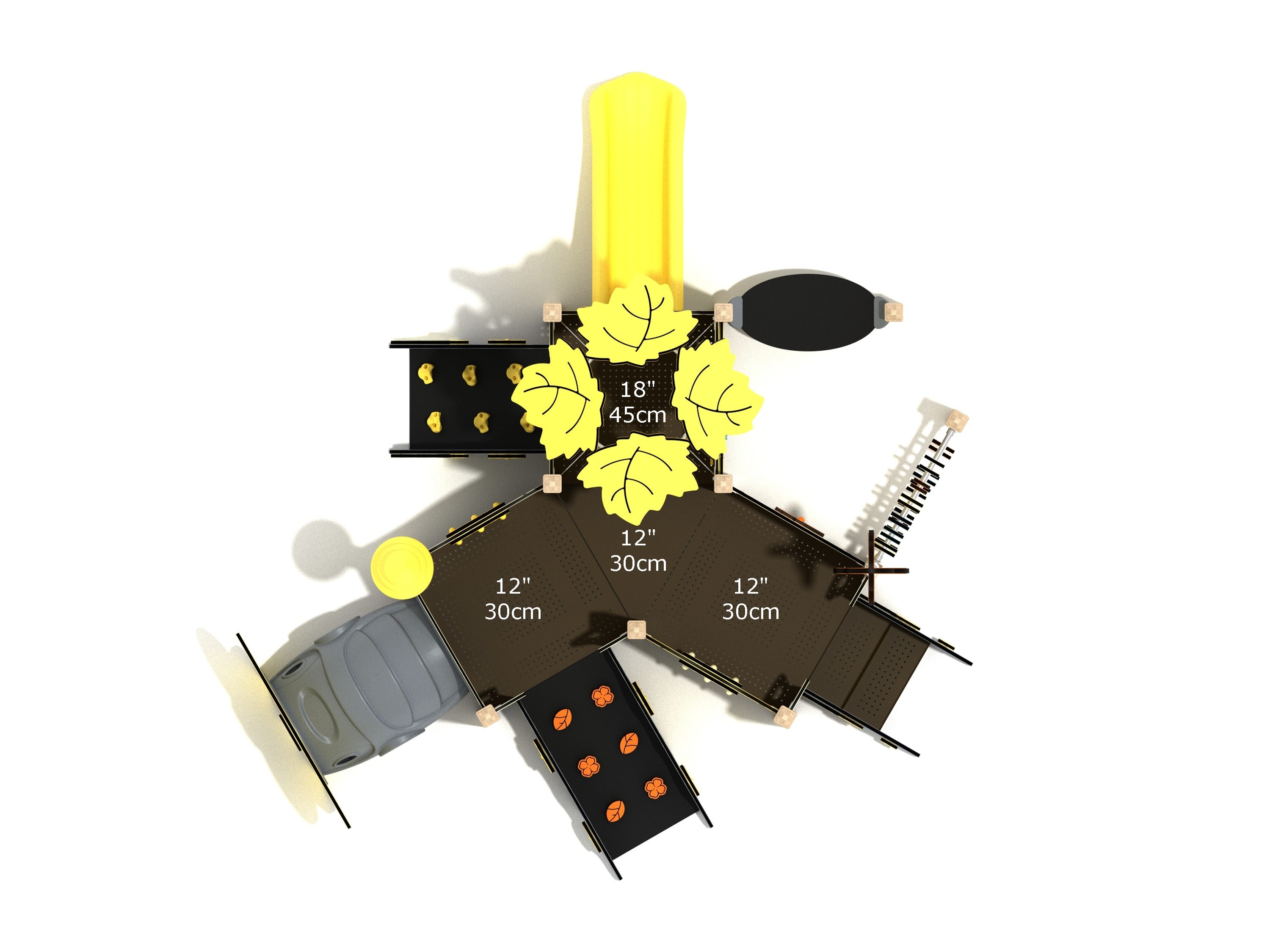 Playground Equipment Huckleberry Canopy Mini Playground SKU PCM014