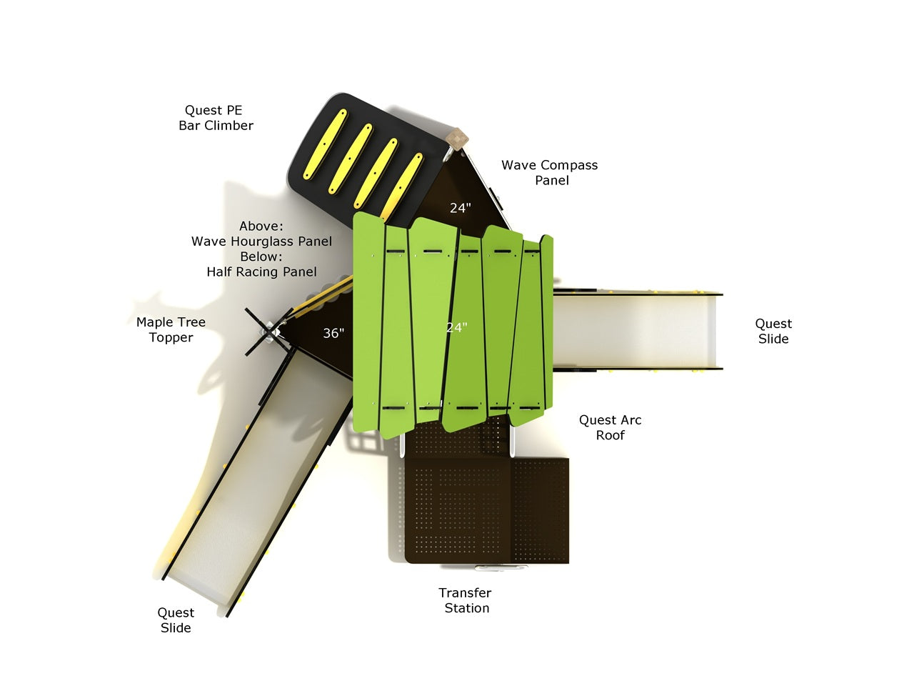 Playground Equipment Laurel Magnolia Playground SKU PCQ017