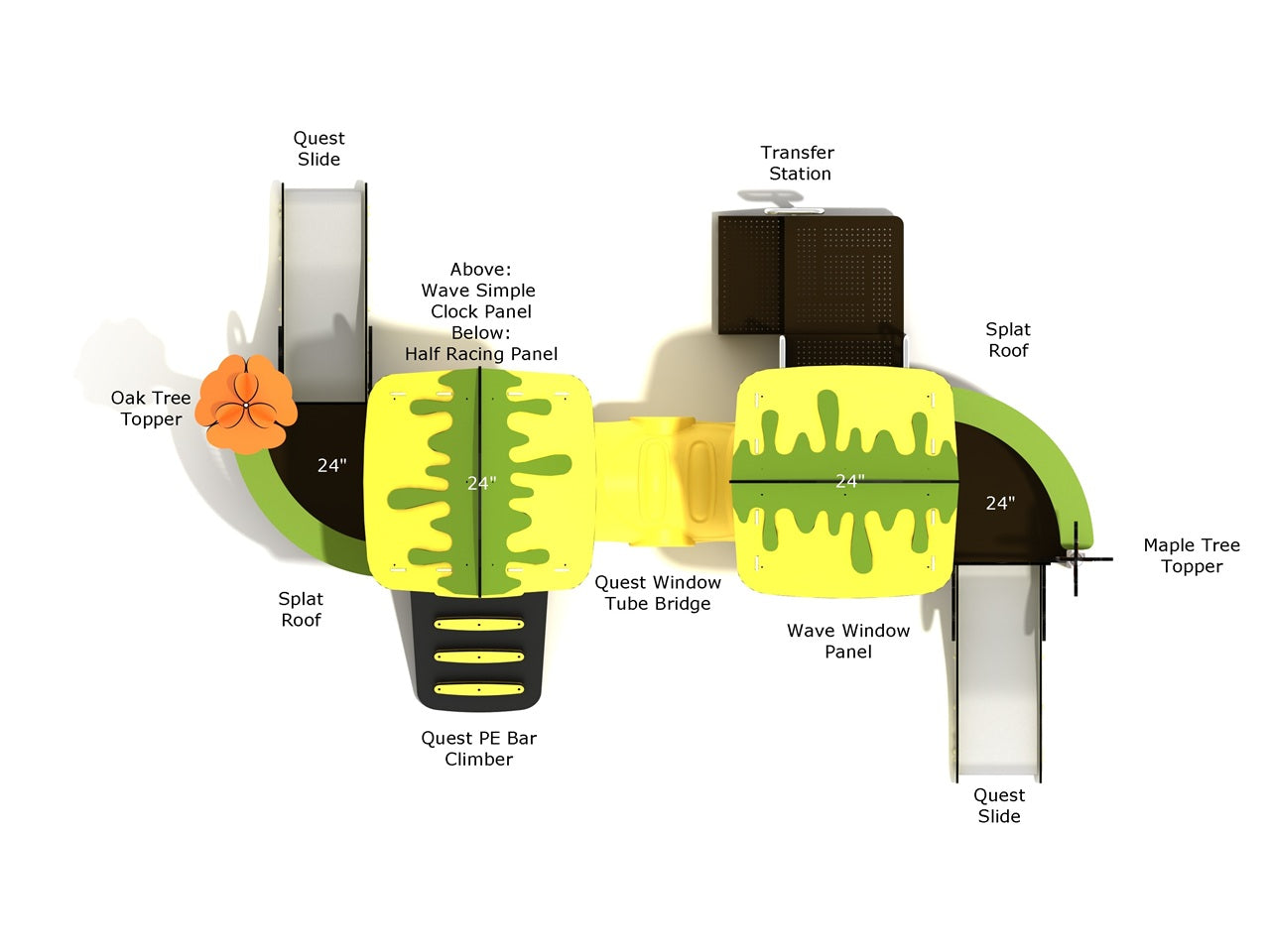 Playground Equipment Myrtlewood Playground SKU PCQ019