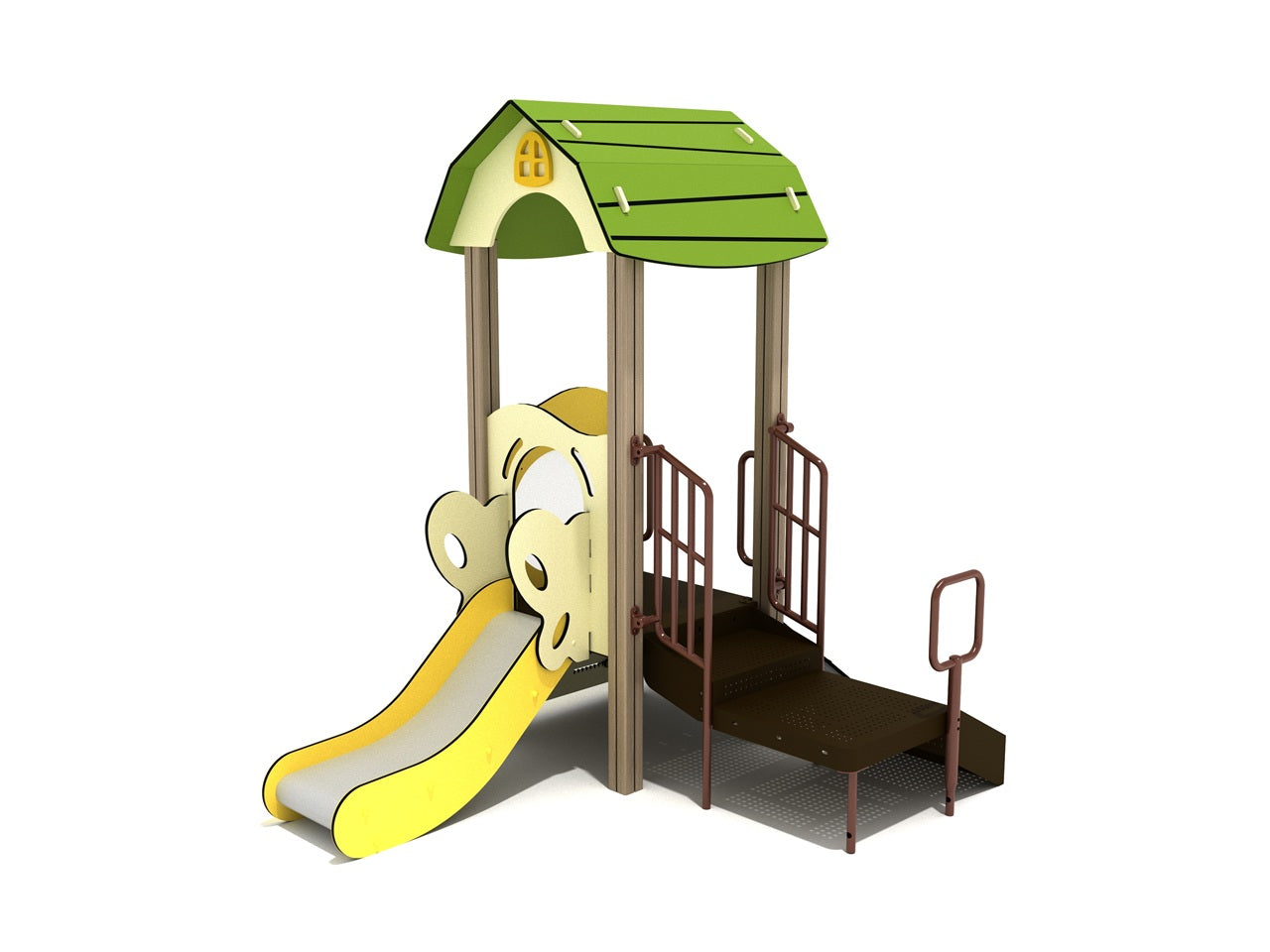 Playground Equipment Peach Oak Playground SKU PCQ016