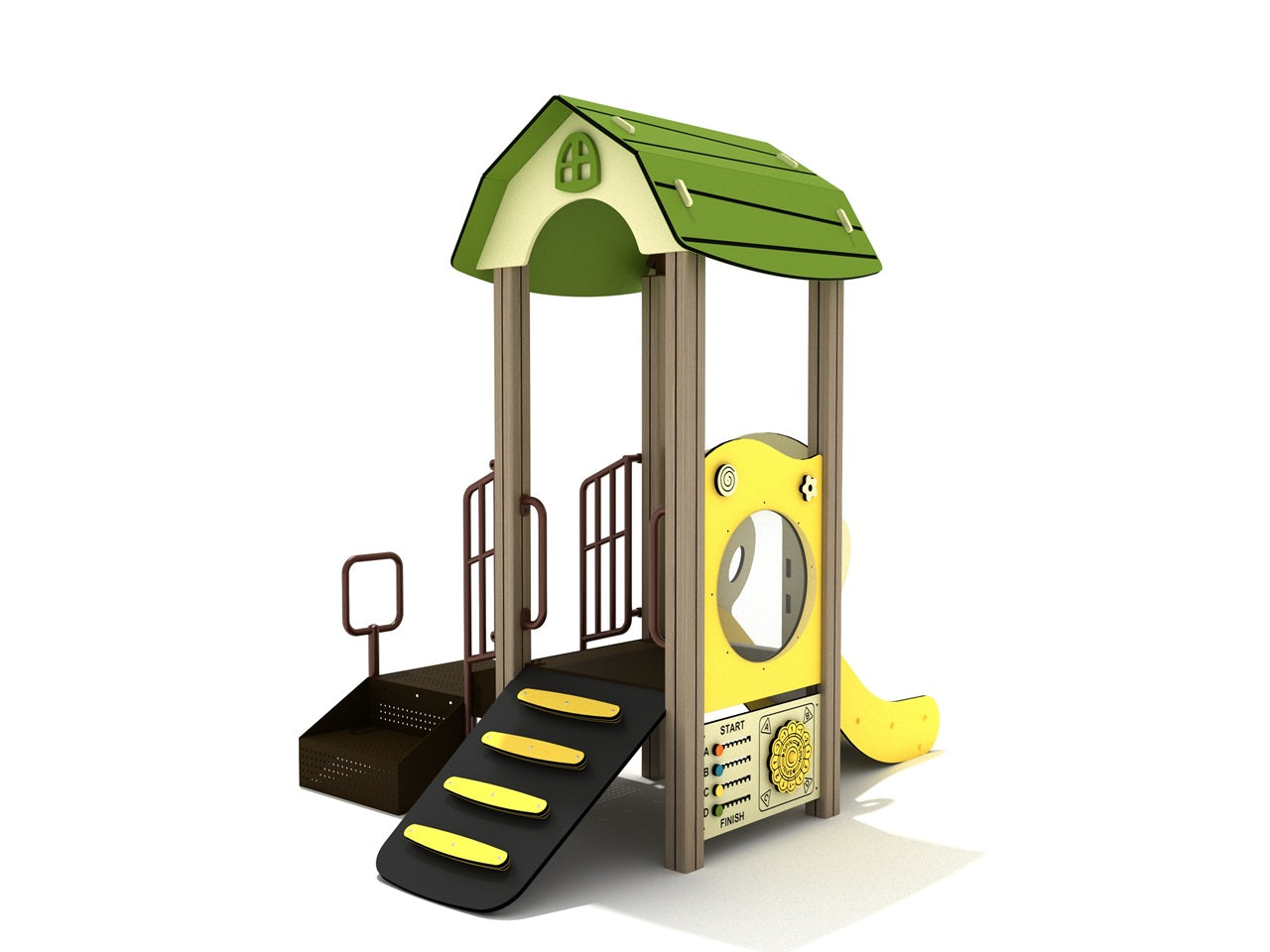 Playground Equipment Peach Oak Playground SKU PCQ016