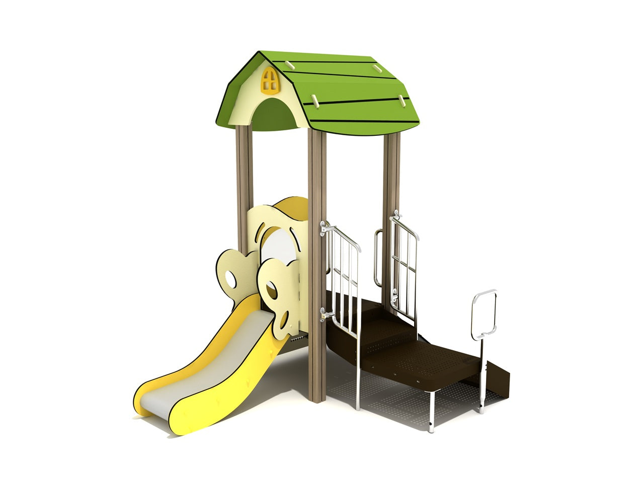 Playground Equipment Peach Oak Playground SKU PCQ016