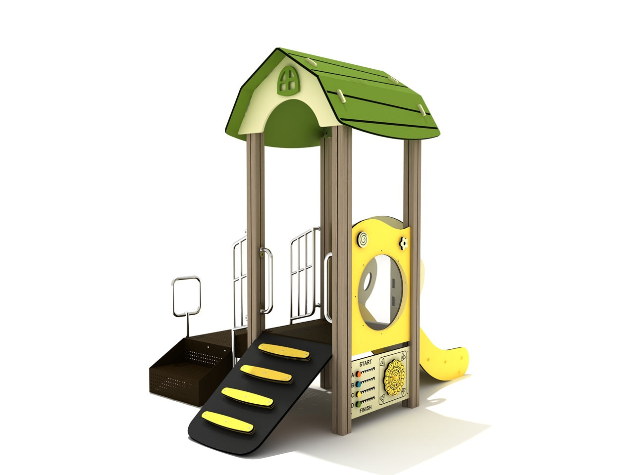 Playground Equipment Peach Oak Playground SKU PCQ016