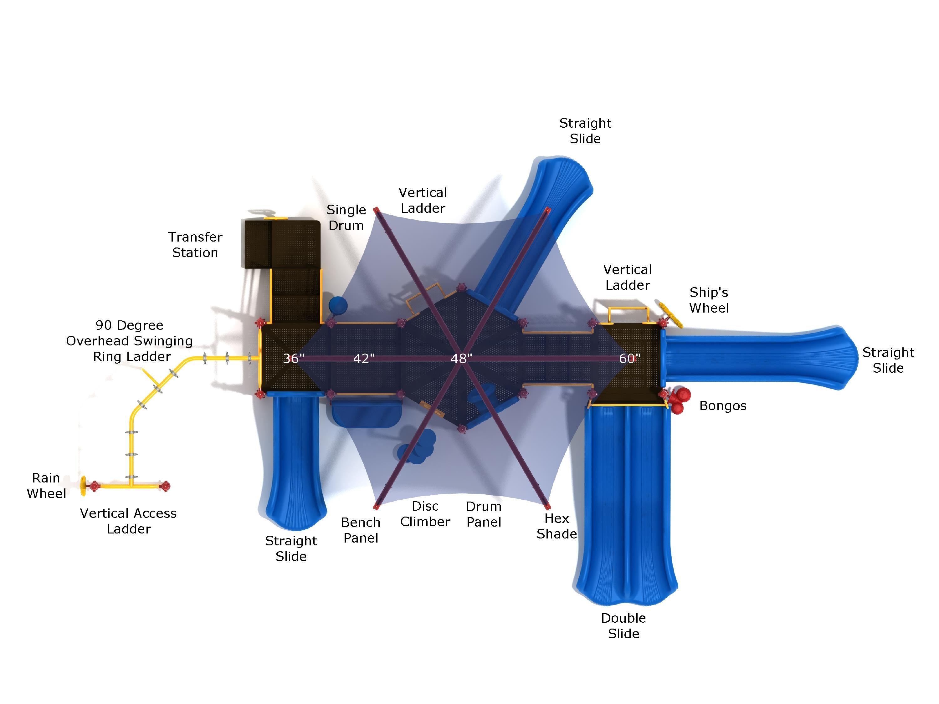 Playground Equipment Skyward Shade SKU PKP313