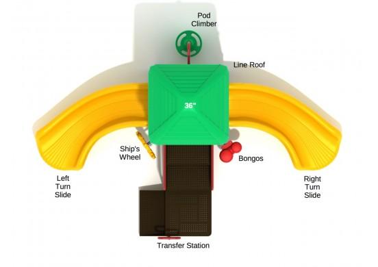 Playground Equipment Powells Bay Playground SKU PKP002