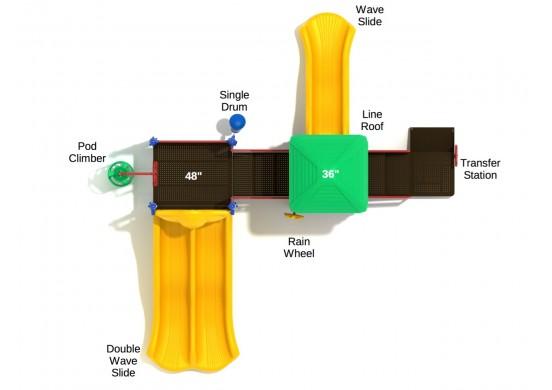Playground Equipment Granite Manor Play System SKU PKP004