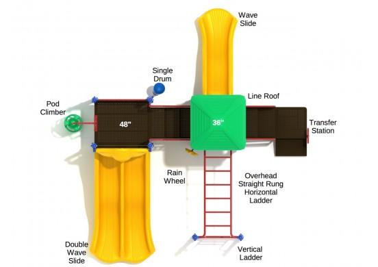 Playground Equipment Sunset Harbor Play System SKU PKP006