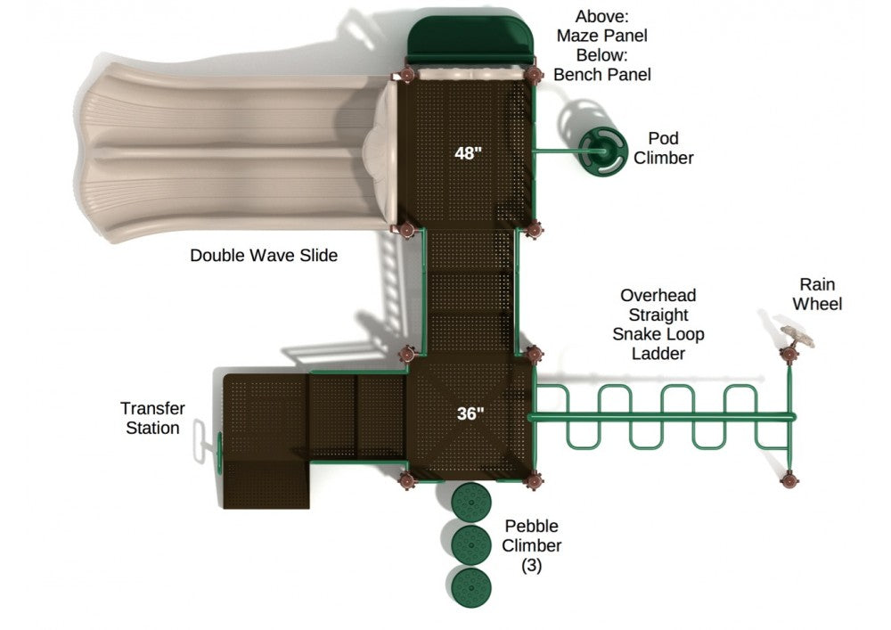 Playground Equipment Hudson Yards Playground SKU PKP016