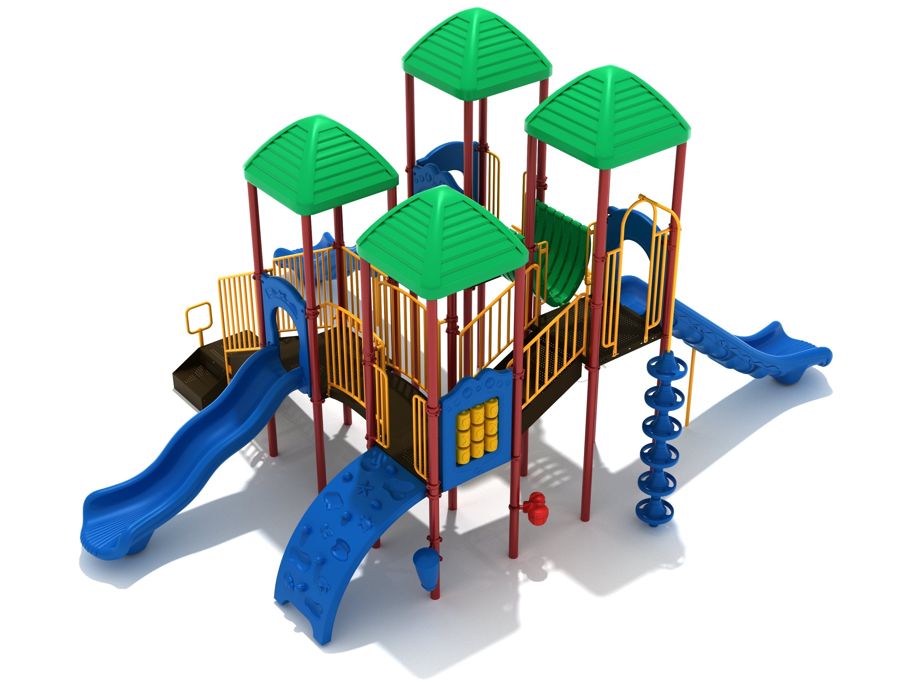 Playground Equipment Brook's Towers Playground SKU PKP019