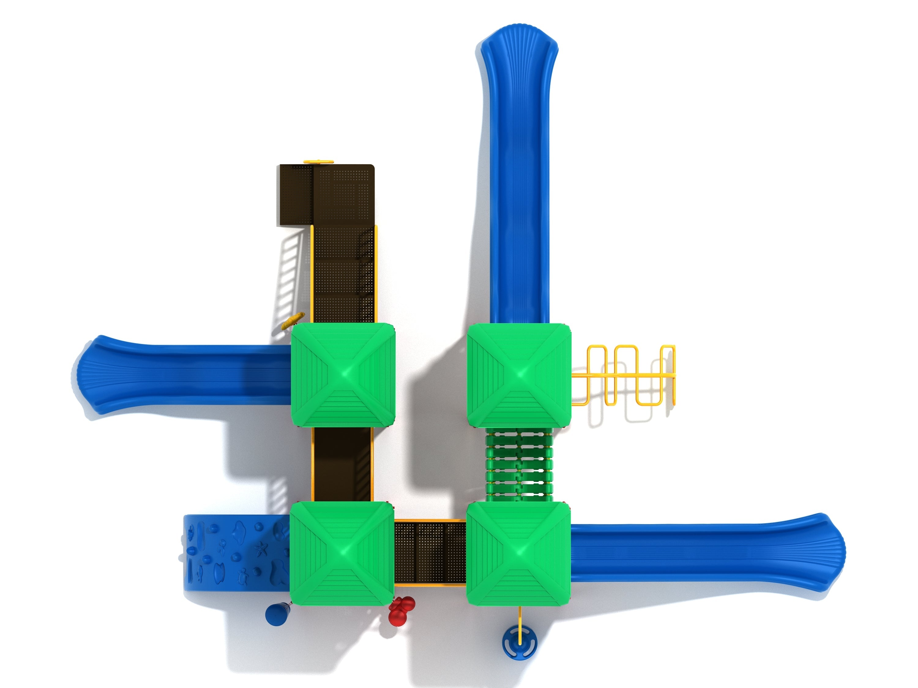 Playground Equipment Brook's Towers Playground SKU PKP019