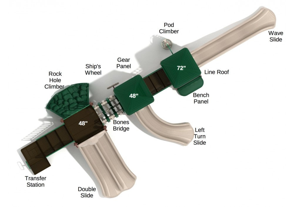 Playground Equipment Ladera Heights Playground SKU PKP021