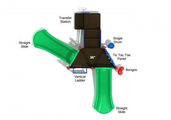 Playground Equipment Madison Playground SKU PKP101