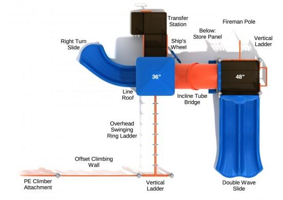 Playground Equipment Ventura Playground SKU PKP121