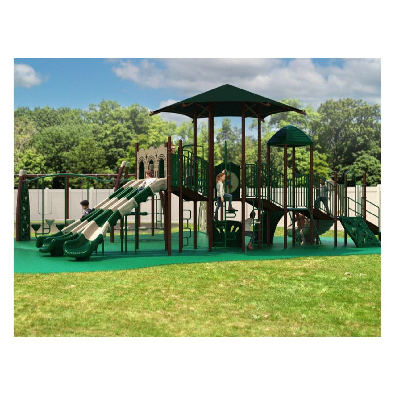 Playground Equipment Pioneer Place Playground SKU PKP032