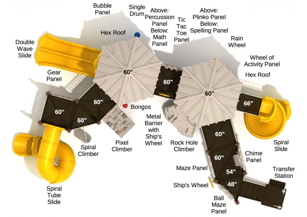 Playground Equipment Lawton Loop Playground SKU PMF031