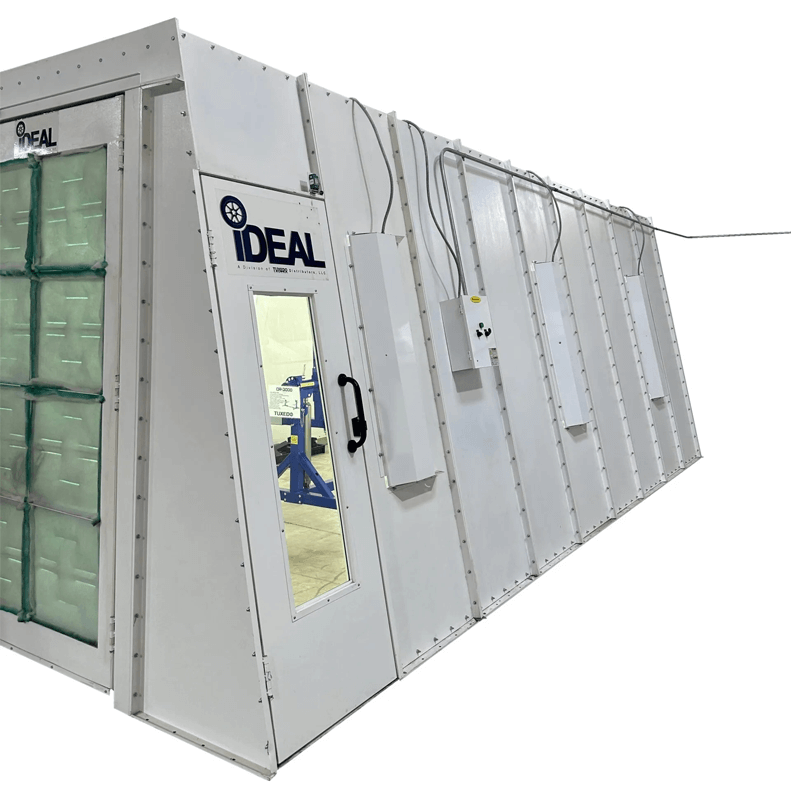 iDEAL Cross Flow Paint Booth SKU PSB-AFCF23B-3PH-230V-AK
