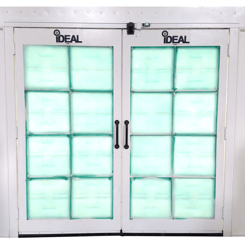 iDEAL Cross Flow Paint Booth SKU PSB-AFCF23B-3PH-230V-AK