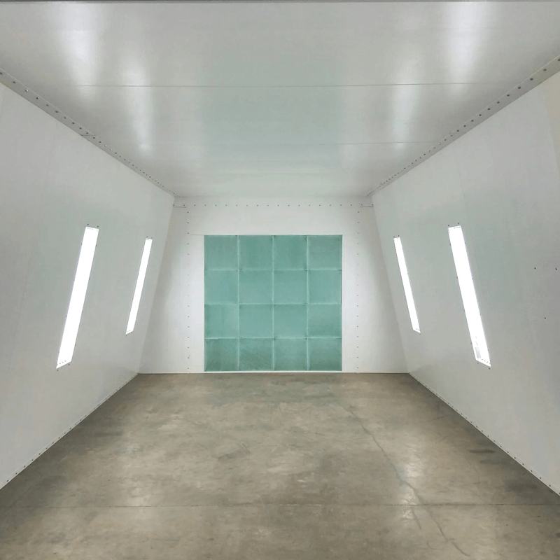 iDEAL Cross Flow Paint Booth SKU PSB-AFCF23B-3PH-230V-AK