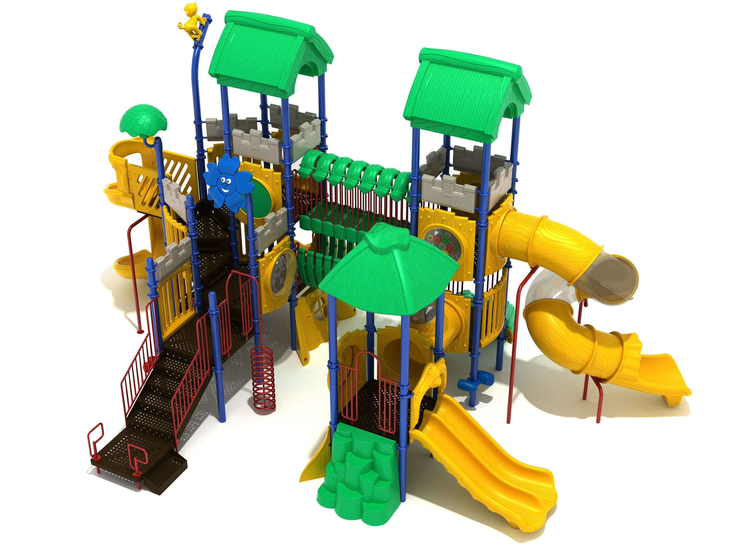 Playground Equipment Zipping Zebra Playground SKU PTH010