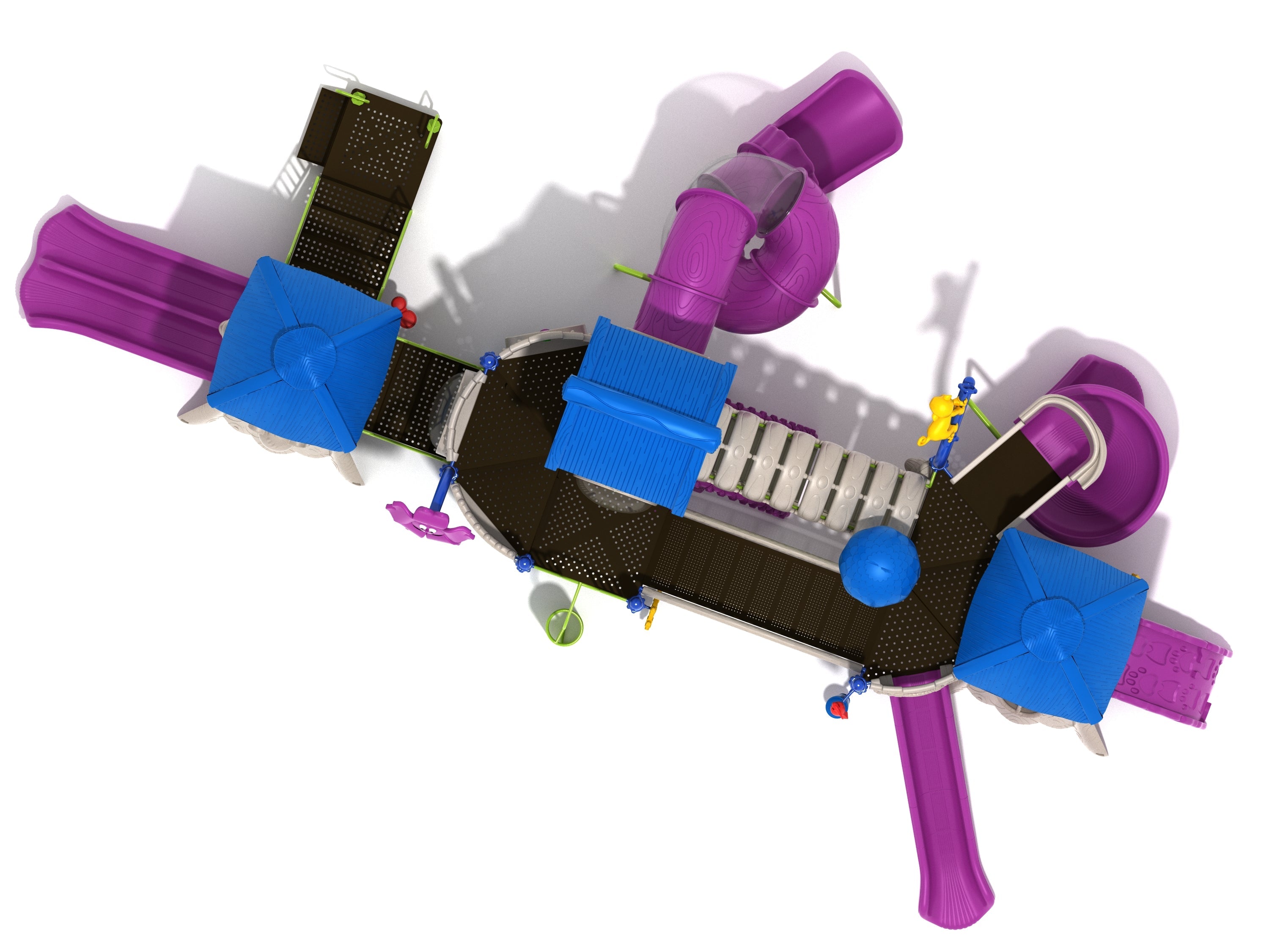 Playground Equipment Hue-Manatee Playground SKU PTH011