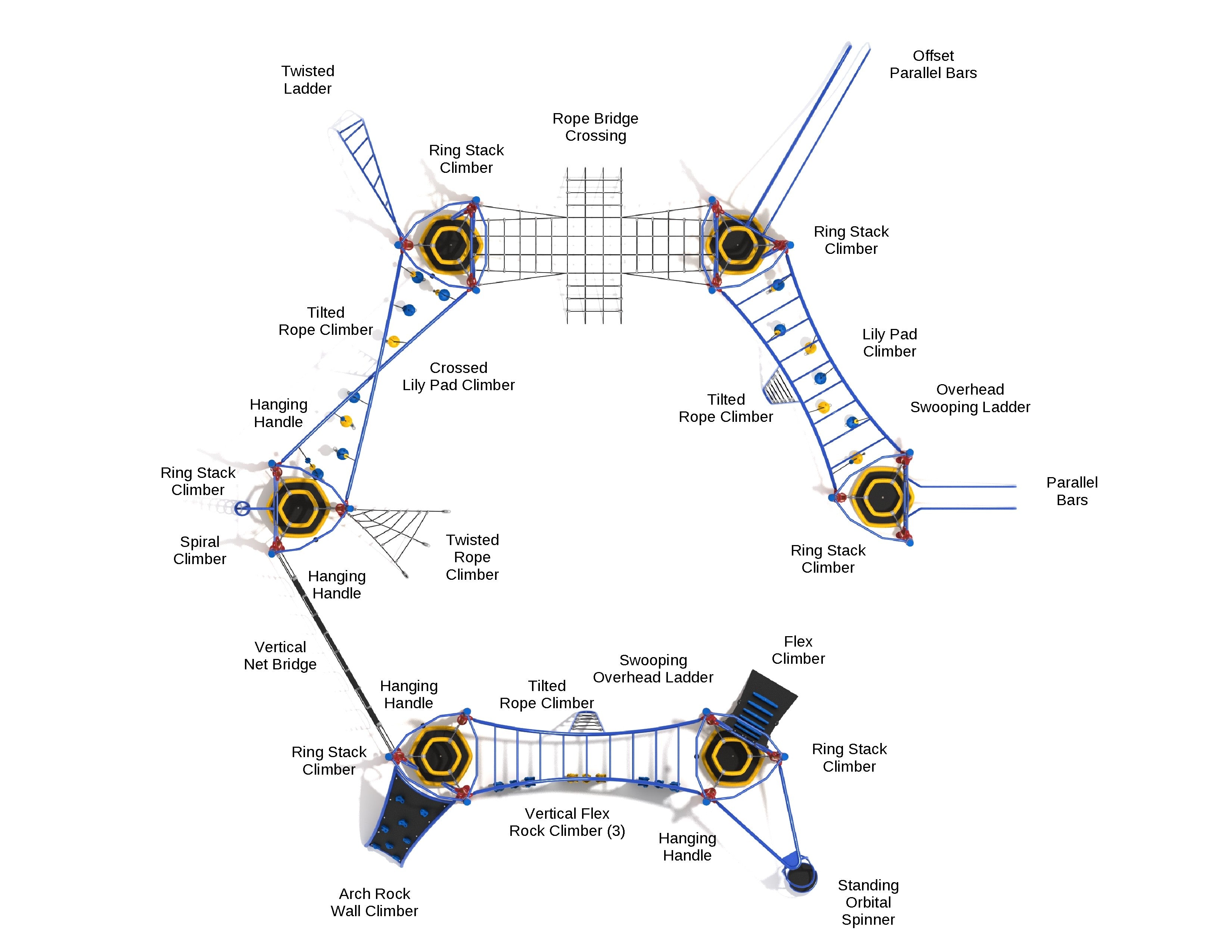 Playground Equipment Chaco Canyon Playground SKU PZS012