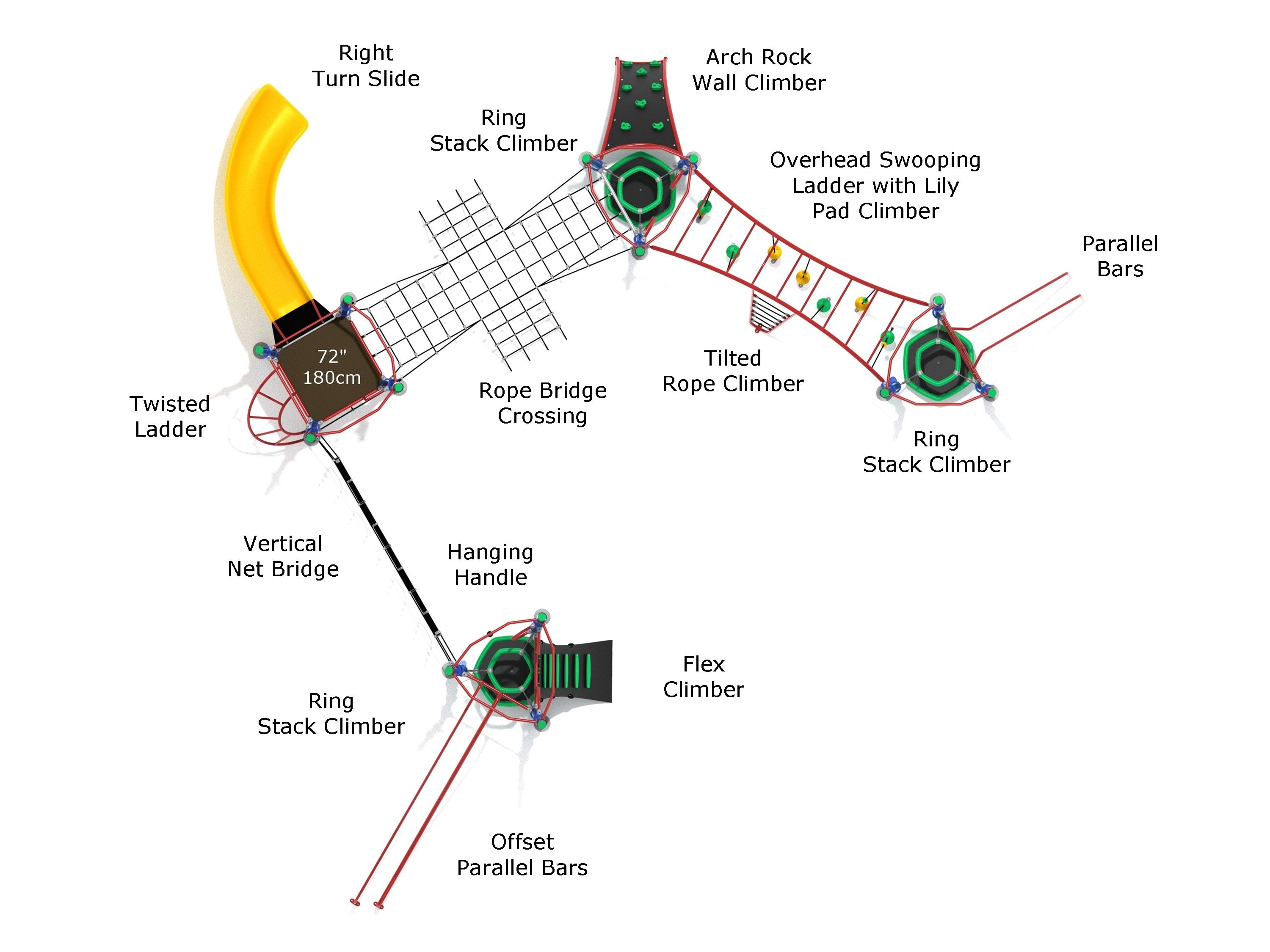 Playground Equipment Horseshoe Canyon Playground SKU PZS013