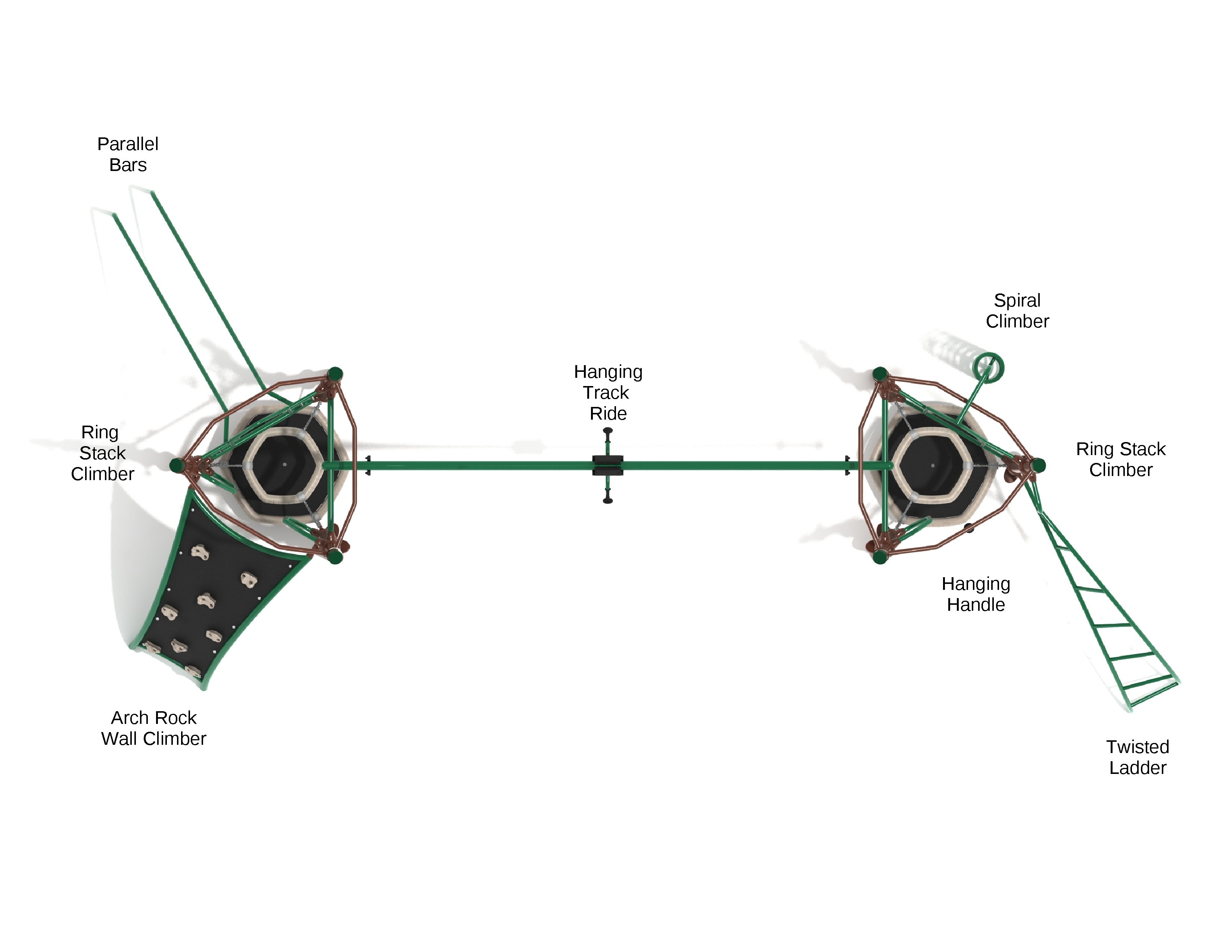 Playground Equipment Nine Mile Canyon Playground SKU PZS014
