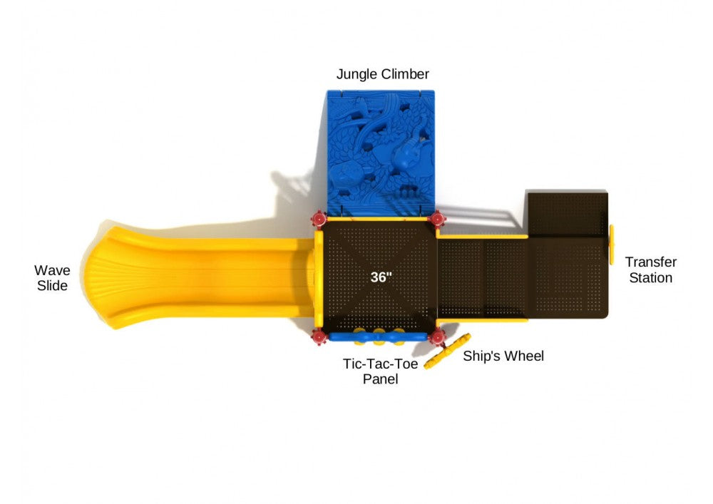 Playground Equipment Patriot's Point Playground SKU PKP028