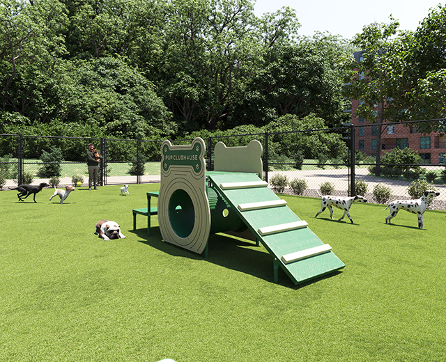 BarkPark Pup Clubhouse w/ Crawl Tunnel SKU PBARK-453