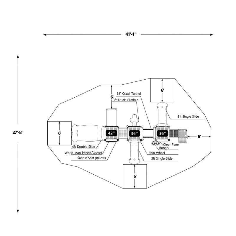 Wisdom Play Time Playground SKU QSWP-350010