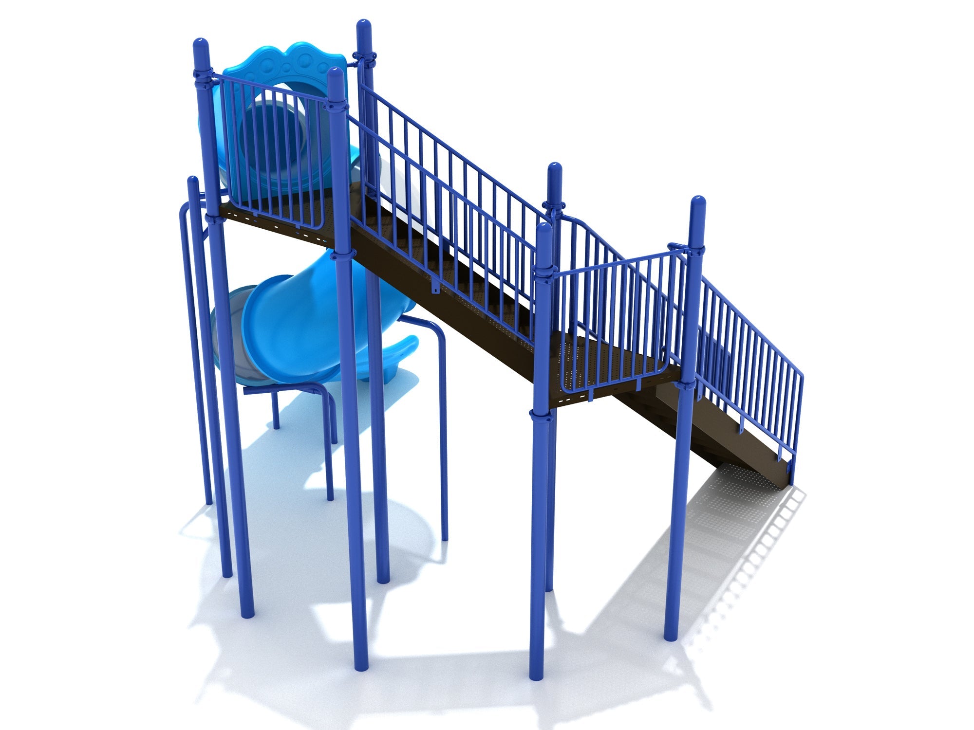 Playground Equipment 12 Foot Spiral Tube Slide SKU PSL034