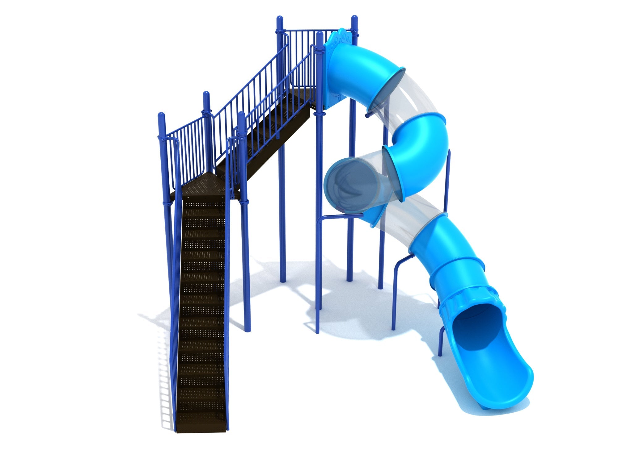 Playground Equipment 12 Foot Spiral Tube Slide SKU PSL034