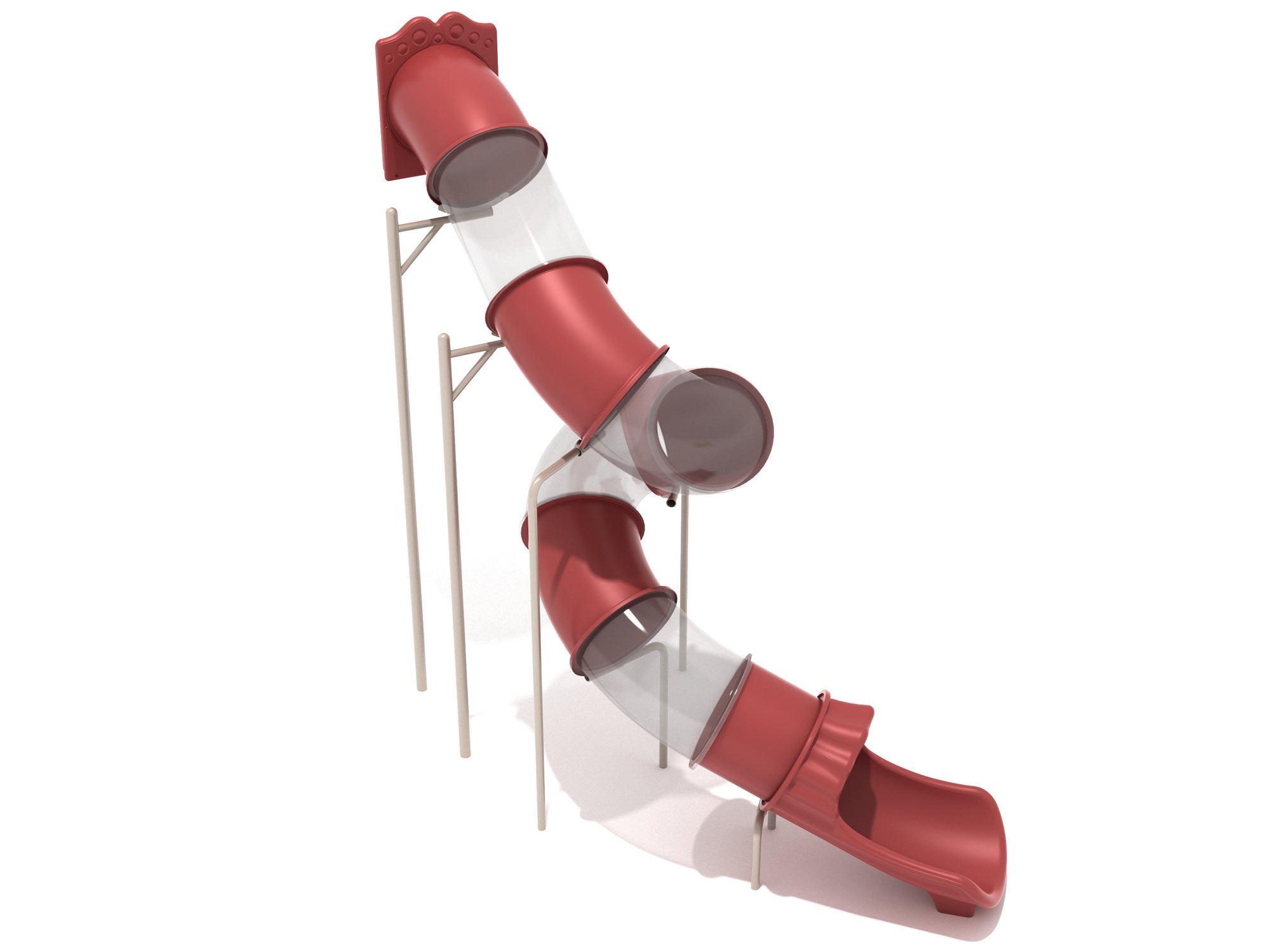 Playground Equipment 14 Foot Spiral Tube Slide SKU PTS014