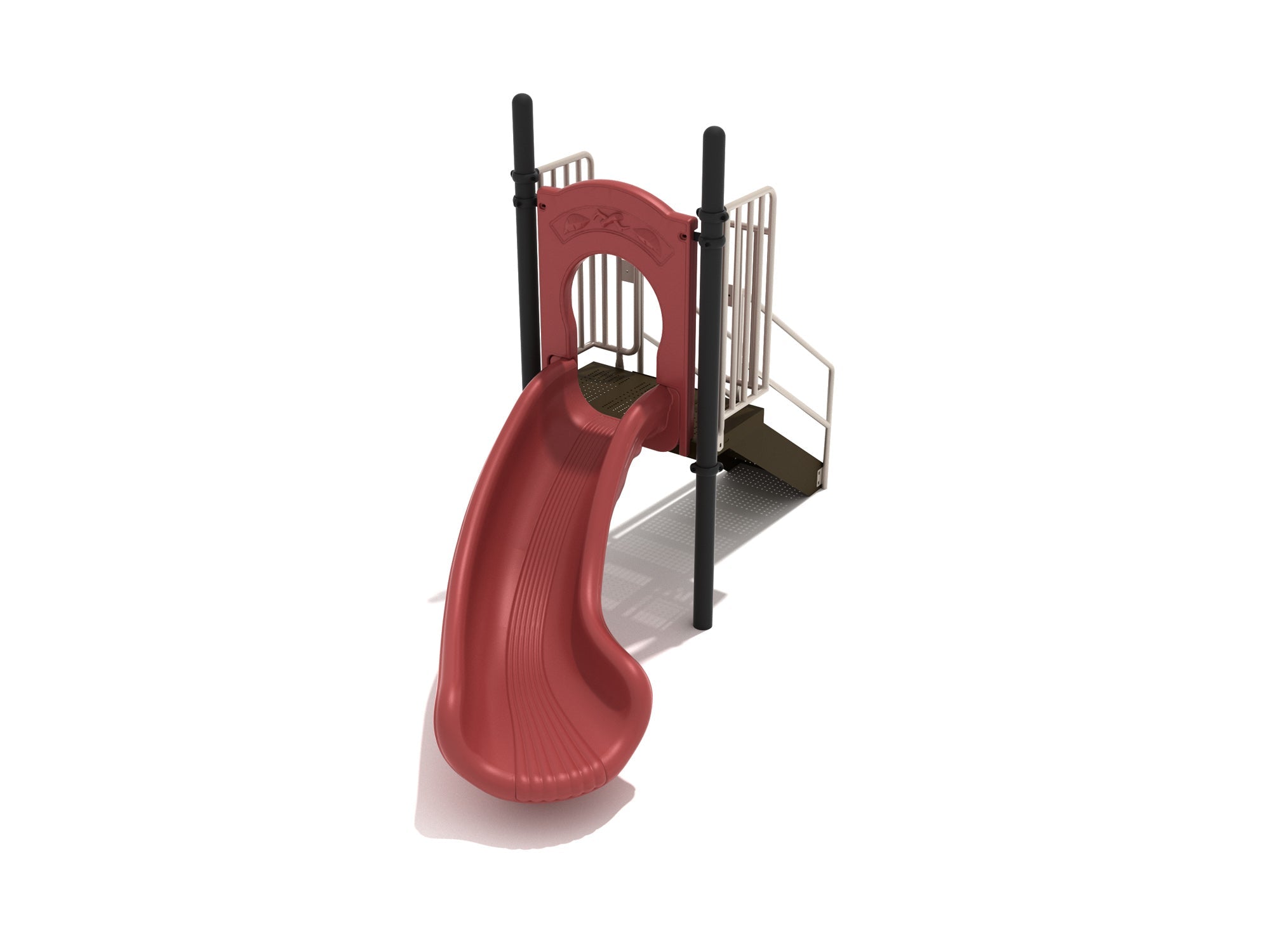 Playground Equipment 3 Foot Single Left Turn Slide SKU PSL012