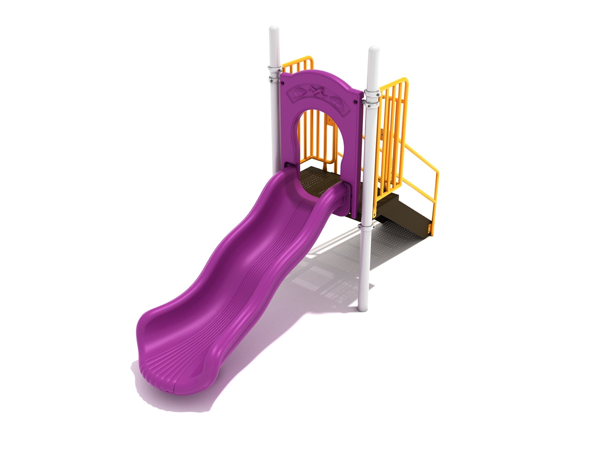 Playground Equipment 3 Foot Single Wave Slide SKU PSL018